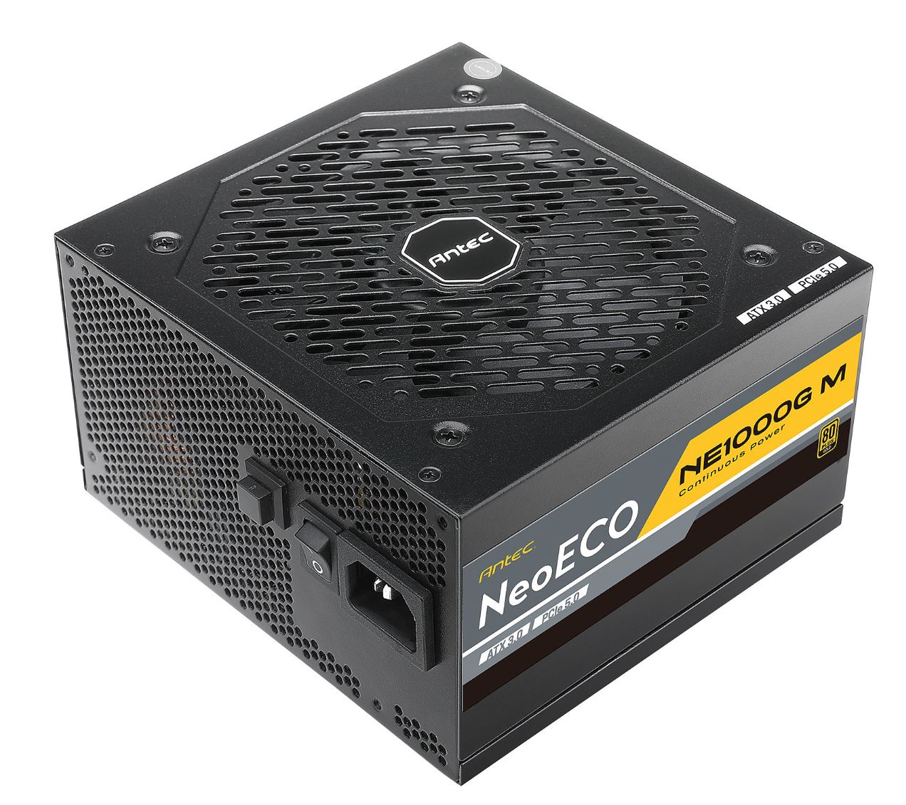 Antec NE 1000w 80+ Gold, Fully-Modular, ATX 3.0, PCI-E 5.0, 140mm Silent Fan, Japanese Caps, ATX Power Supply, PSU,10 Years Warranty Antec NE 1000w 80+ Gold, Fully-Modular, ATX 3.0, PCI-E 5.0, 140mm Silent Fan, Japanese Caps, ATX Power Supply, PSU,10 Years Warranty